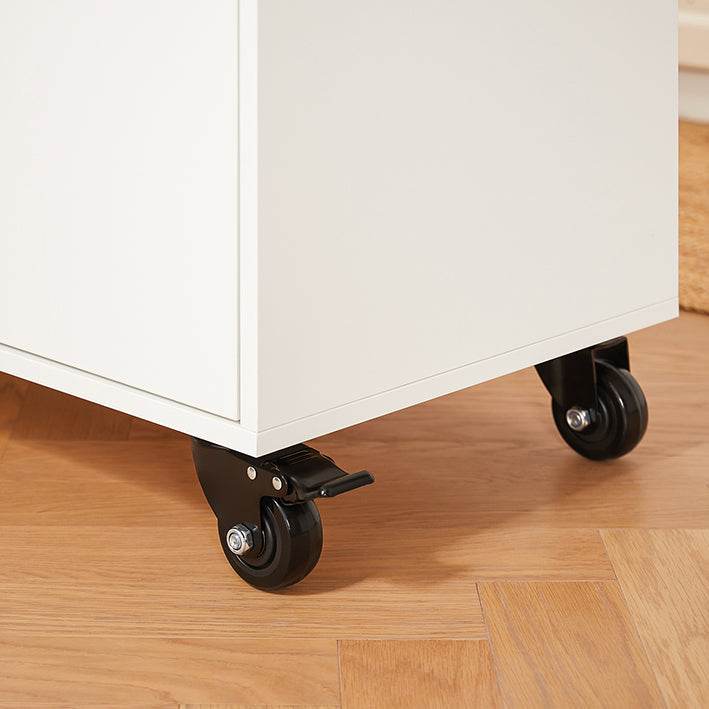 Design Küchenwagen mit Arbeitsplatte | Kücheninsel | Küchenschrank Sideboard Weiss - Palo24