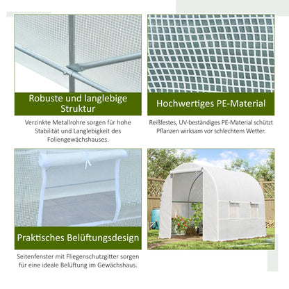 Gewächshaus Foliengewächshaus Treibhaus Pflanzenhaus Folien