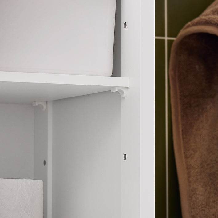 Badezimmer-Hochschrank | Badschrank | Badregal | Weissnatur - Palo24