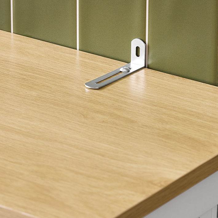 Badezimmer-Hochschrank | Badschrank | Badregal | Weissnatur - Palo24
