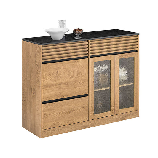 Kücheninsel Sideboard Schwarz