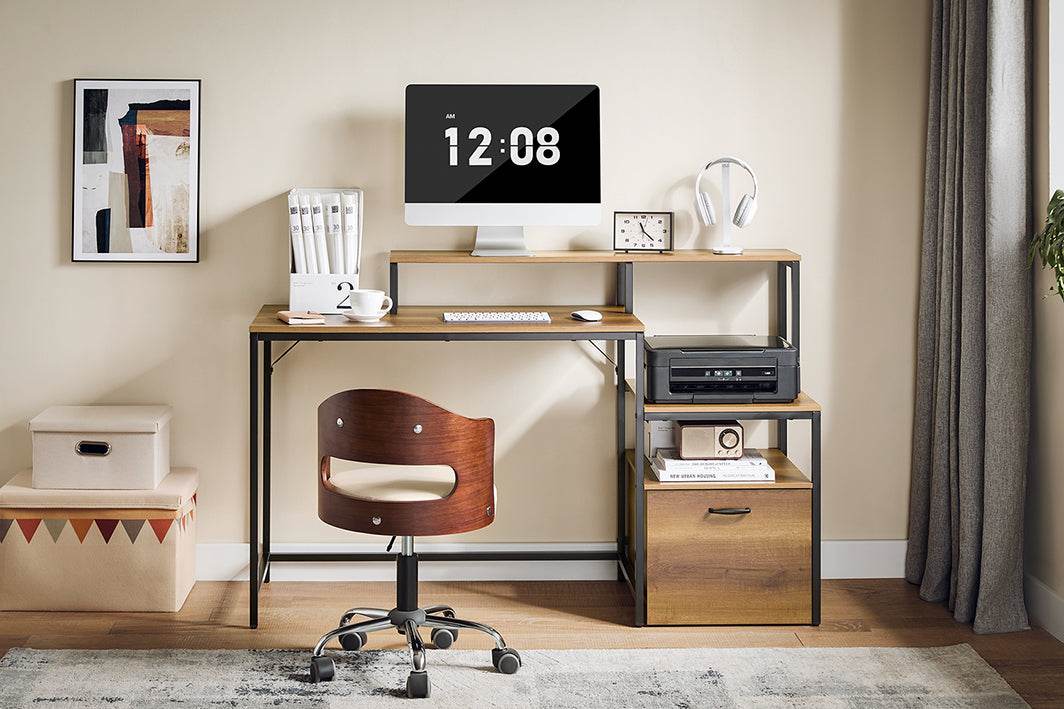 Schreibtisch | Computertisch | Bürotisch Homeoffice | Eckschreibtisch | Industrie-Design - Palo24