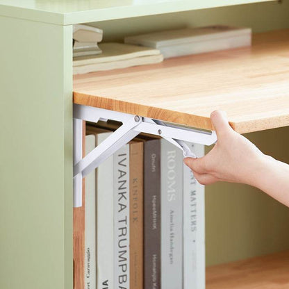 Klapptisch mit angebautem Schrank | Schreibtisch klappbar | Arbeitstisch | Grün - Palo24
