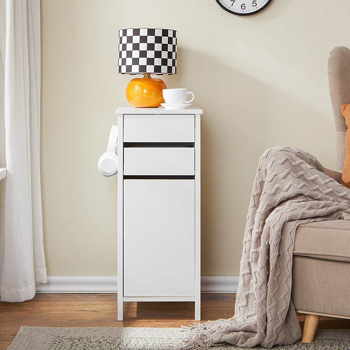 Aufbewahrungsschrank | schmaler Sideboard| Büroschrank | Nachttisch | Weiss - Palo24
