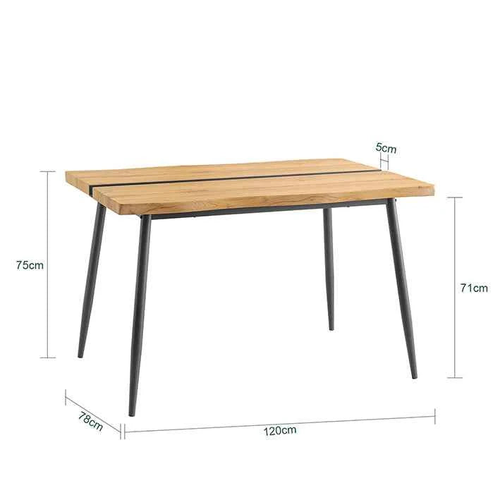 Esstisch | Küchentisch | Esszimmertisch für 4 Personen | Schreibtisch