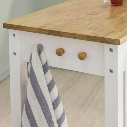 Bartisch Mit 2 Barhockern | Weiss-Natur - Palo24