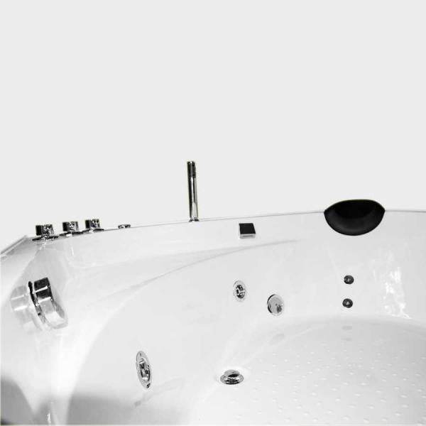 Eckwhirlpool Badewanne PAROS 135x135 - Palo24