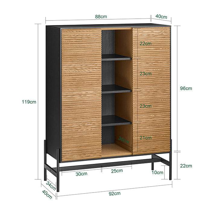 Sideboard | Küchenschrank | Flurschrank | Aufbewahrungsschrank | Buffet - Palo24