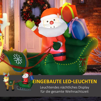 Aufblasbarer Weihnachtsmann Weihnachtsdeko - Palo24