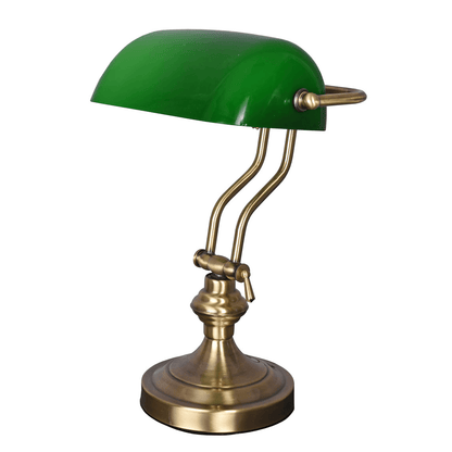 Bankerleuchte Jugendstil Tischlampe Bürolampe - Palo24