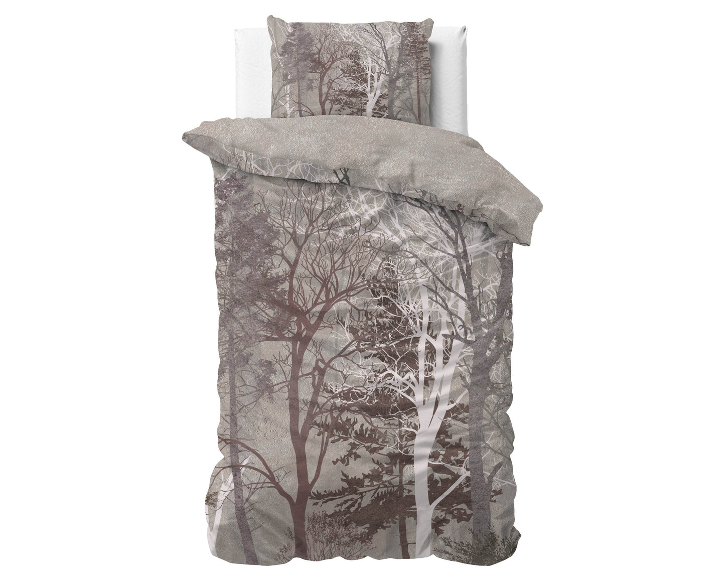 Bettbezug Indre Taupe 140 x 220 cm - Palo24