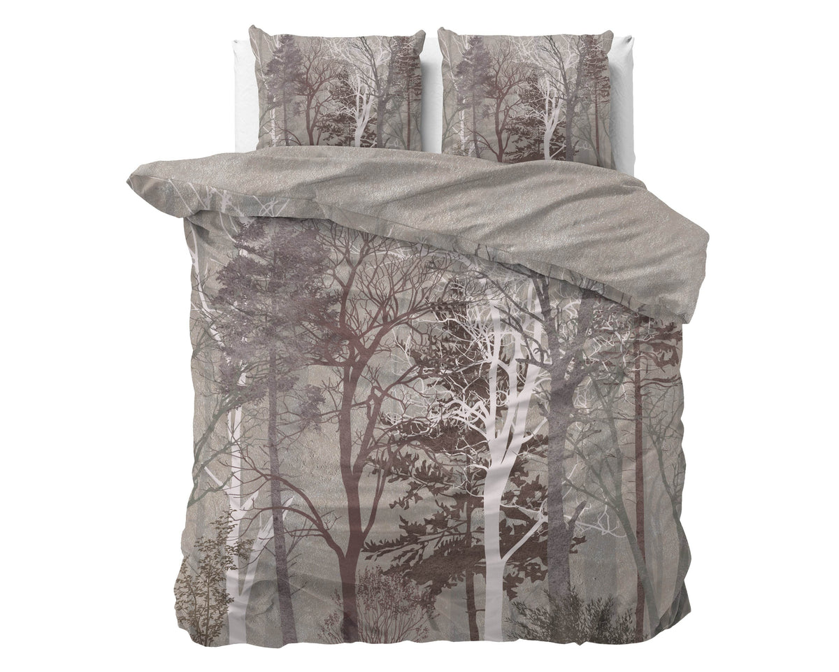 Bettbezug Indre Taupe 200 x 220 cm - Palo24