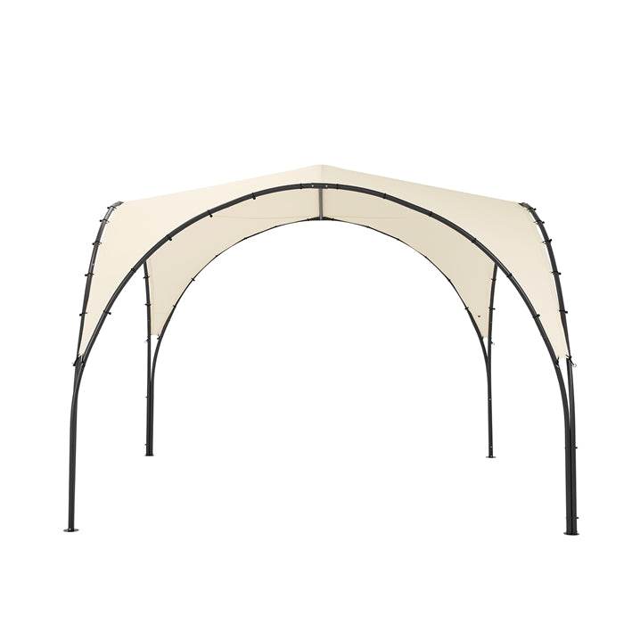 UV30 Faltpavillon | Partyzelt | Regen- & Sonnenschutz Gartenpavillon | Beige - Palo24