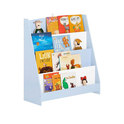 Kinder Bücherregal | Zeitungsständer | Büchergestell Hellblau - Palo24
