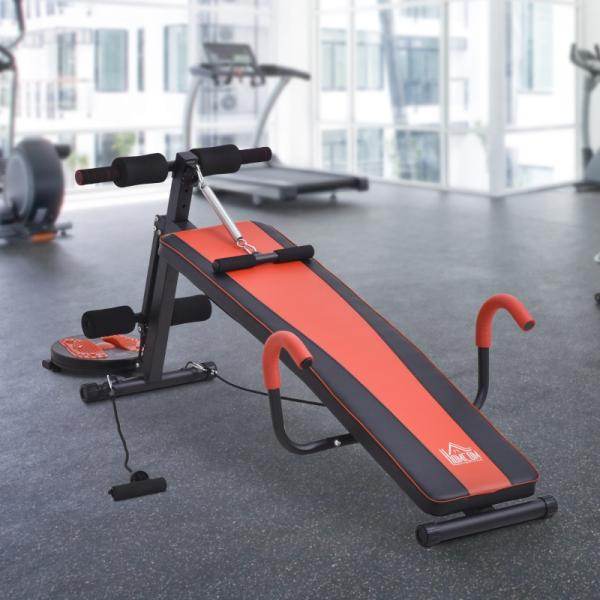 Sit Up Bank Bauchtrainer Trainingsbank Fitnessbank Verstellbar - Palo24