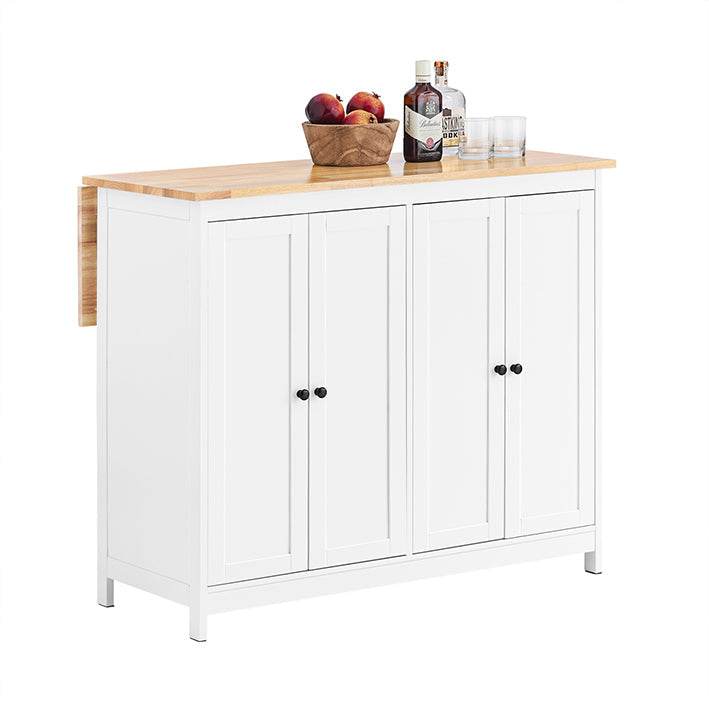 Kücheninsel mit erweiterbarer Arbeitsfläche | Küchenschrank | Sideboard - Palo24