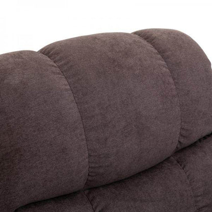 Massagesessel mit Wärmefunktion USB-Anschluss Braun - Palo24