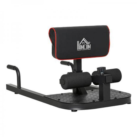 Kniebeugentrainer Beintrainer 3in1 Trainer verstellbar rollbar bis 120 kg Schwarz - Palo24
