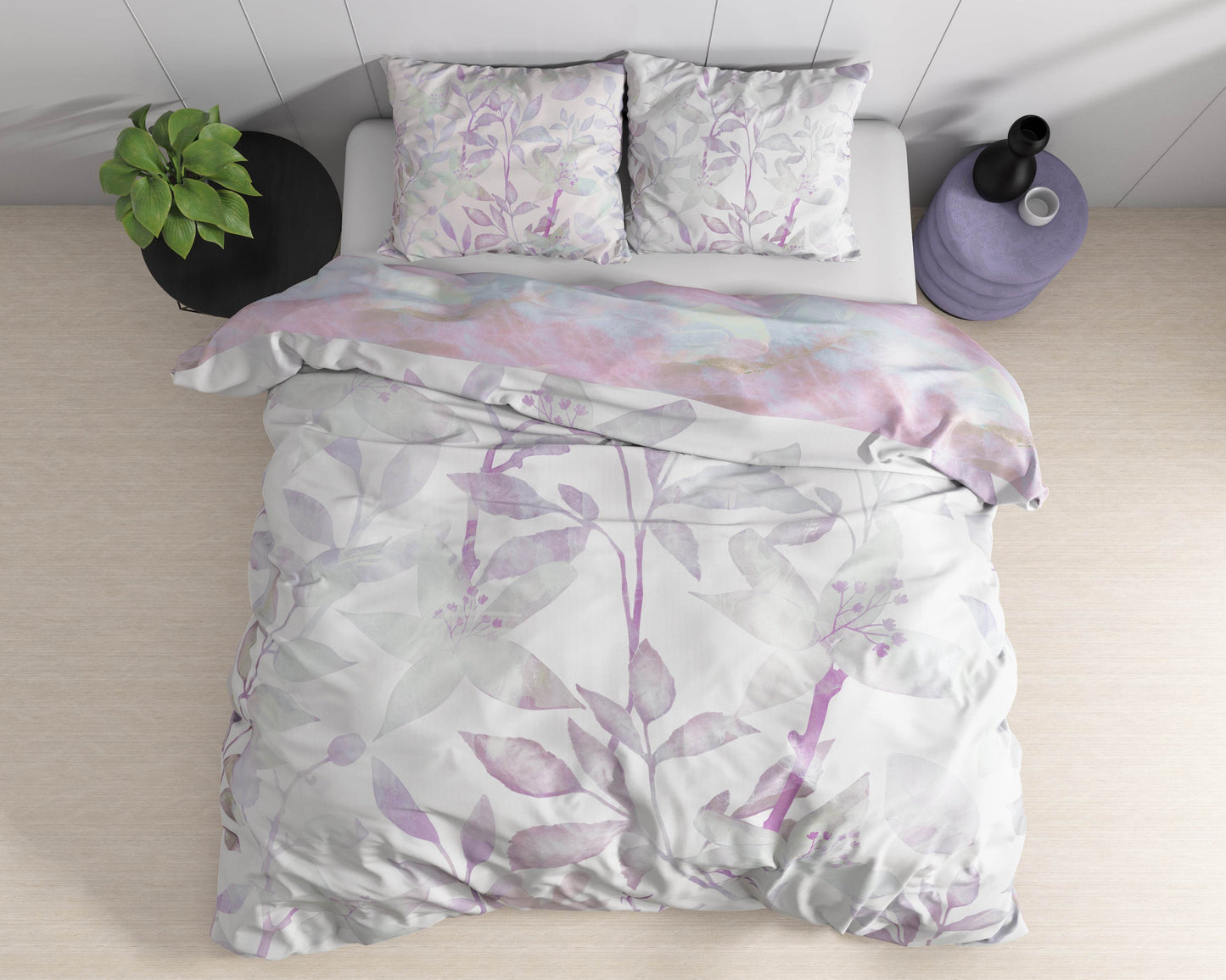 Bettbezug Maily Lila 140 x 220 cm - Palo24