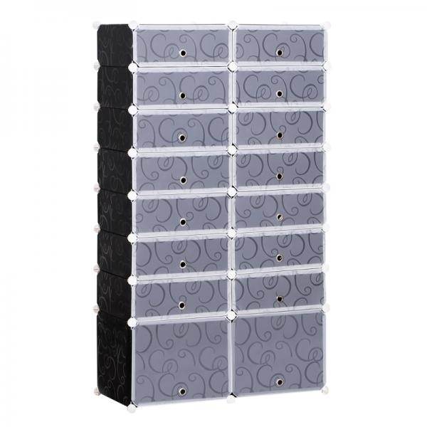 Schuhschrank DIY Schuhregal Regalsystem 16 Würfel - Palo24