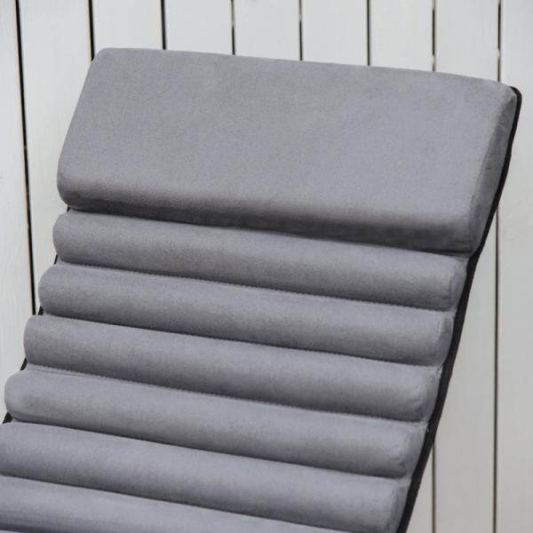 Schaukelstuhl ergonomischer 2 In 1 Schwingsessel Schaukelliege kugelförmig Dunkelgrau - Palo24