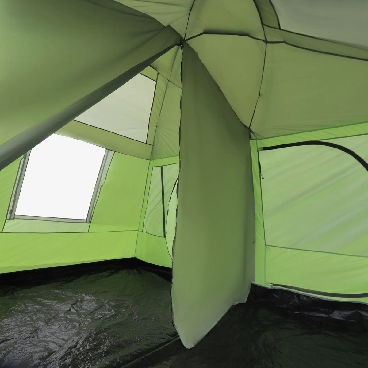 Tente de camping 2 cabines de couchage tente dôme tente familiale 4-8 personnes