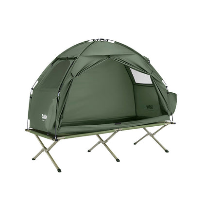 3in1-Zelt Campingzelt Einzelzelt Grün
