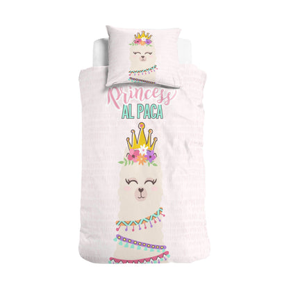 Bettbezug Princess Al Paca rosa 140 x 220 cm - Palo24
