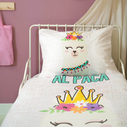 Bettbezug Princess Al Paca rosa 140 x 220 cm - Palo24