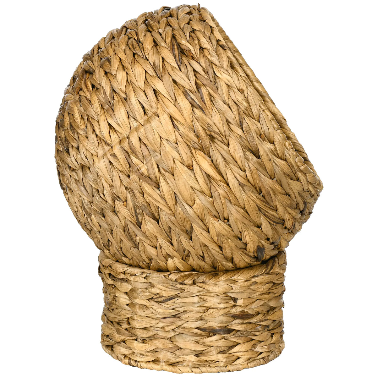 Grotte pour chat, lit pour chat avec oreiller, marron, 42 x 33 x 52 cm