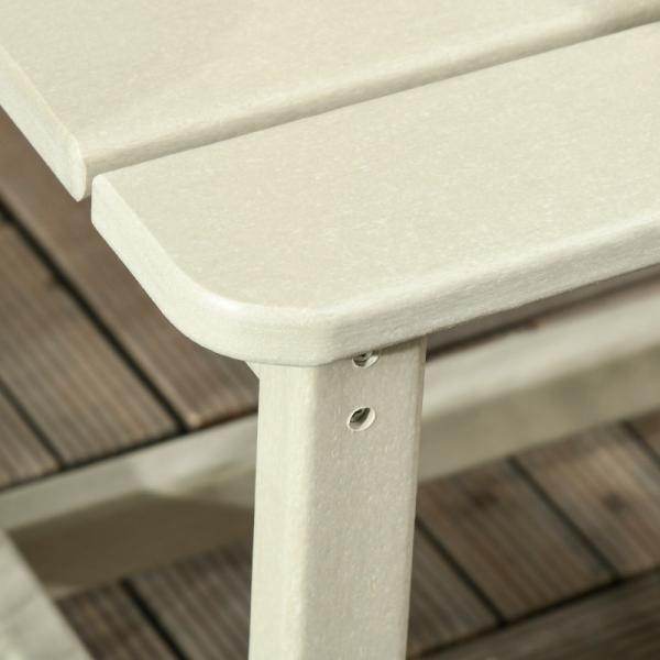 Liegestuhl-Set mit Fußhocker und Beistelltisch, klappbar Braun - Palo24