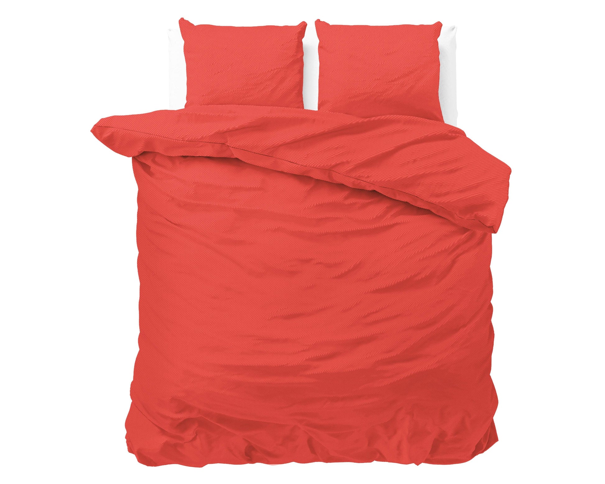 Bettbezug Satin Point Rot 200 x 220 cm - Palo24