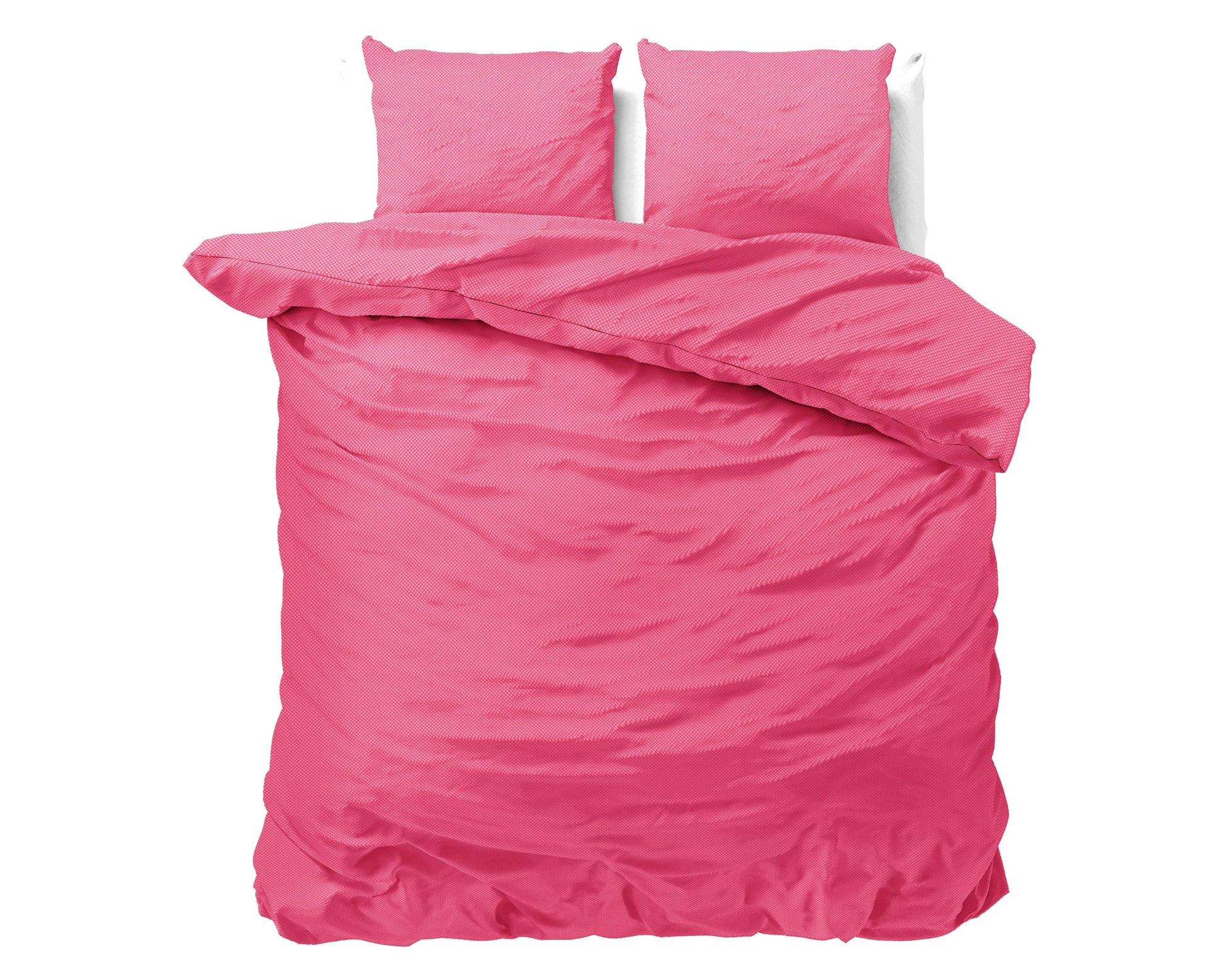 Bettbezug Satin Point rosa 140 x 220 cm - Palo24