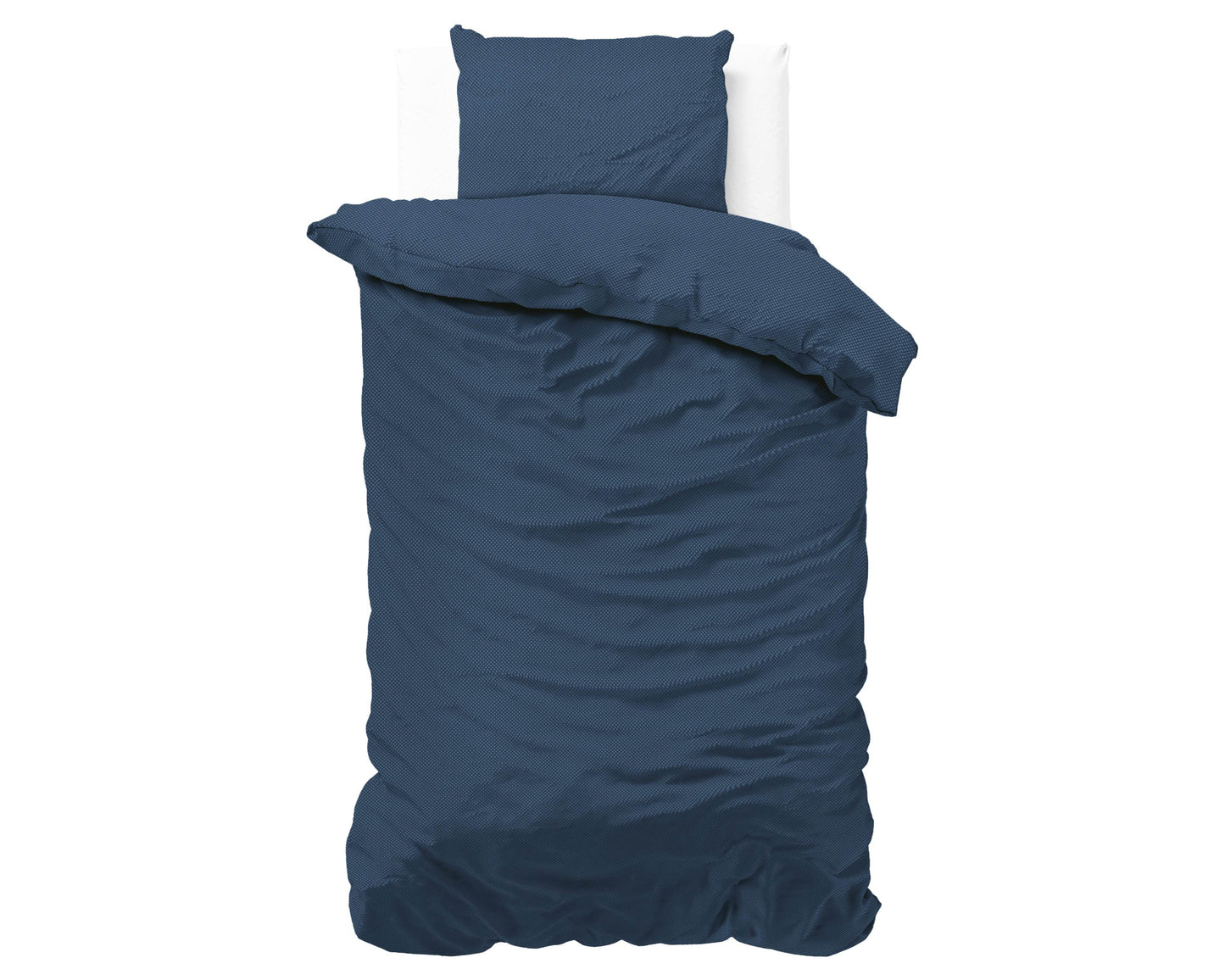 Bettbezug Satin Point Navy 140 x 220 cm - Palo24