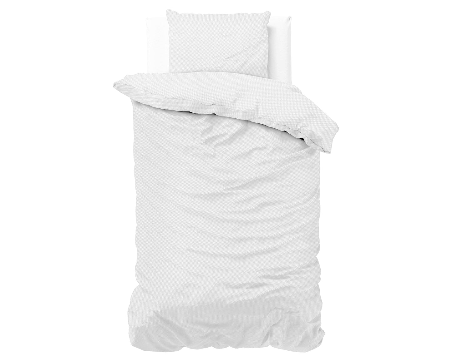 Bettbezug Satin Point Weiss 140 x 220 cm - Palo24