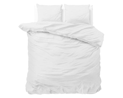 Bettbezug Satin Point Weiss 200 x 220 cm - Palo24