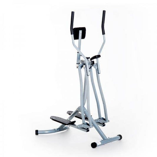 Crosstrainer, Heimtrainer, LCD-Display, einstellbares Brustpolster, Stahl, Silber - Palo24