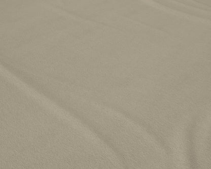 Flanel Basic Spannbettlaken Taupe 180 x 200 cm - Palo24