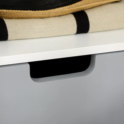 Comodino Comodino con cassetto Bianco