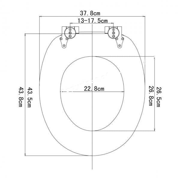 WC-Sitz MDF mit Absenkautomatik Balance - Palo24