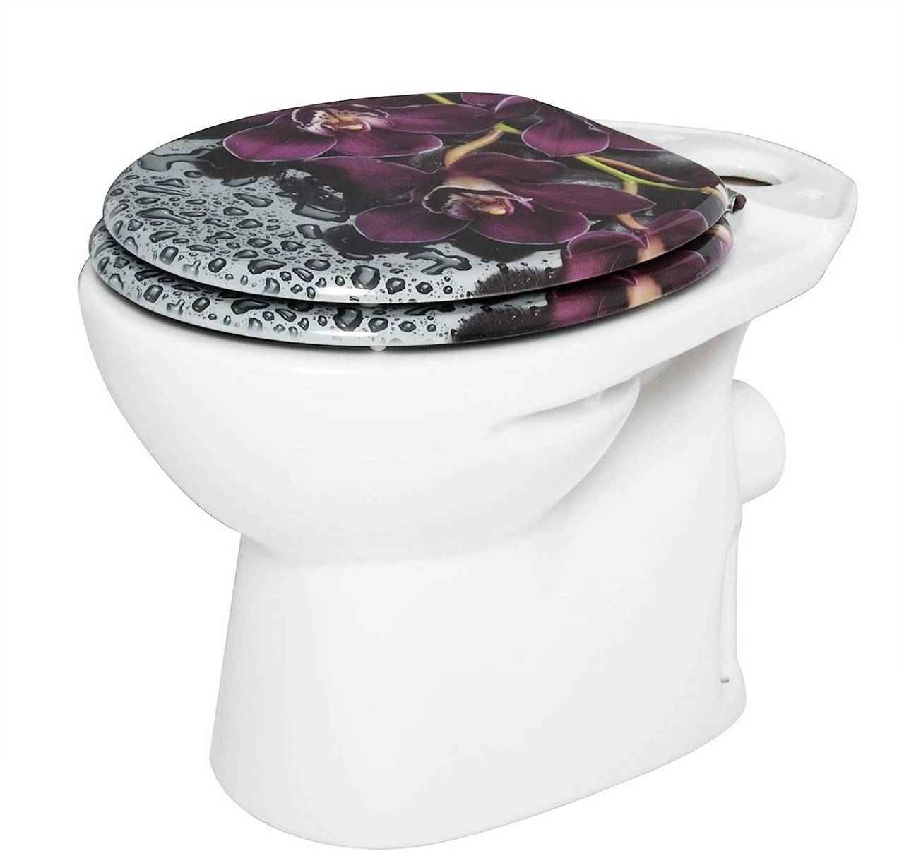 WC-Sitz MDF mit Absenkautomatik Schön Rot