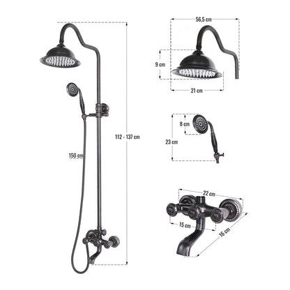 Brausemischer LEXIE II Schwarz - Palo24