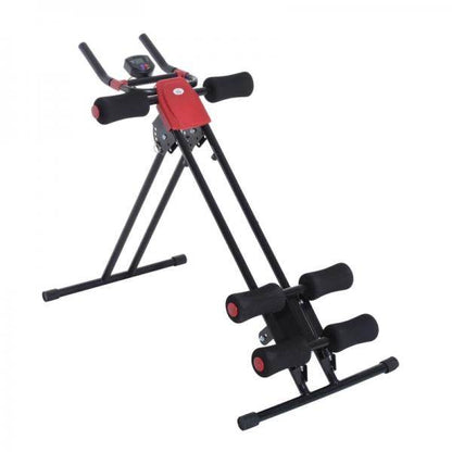 Rückentrainer Bauchtrainer Bauchmuskel Sportgerät Fitness LCD Display klappbar - Palo24