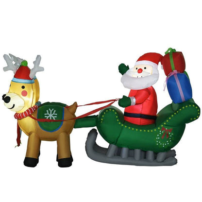 Aufblasbarer Weihnachtsmann Weihnachtsdeko - Palo24