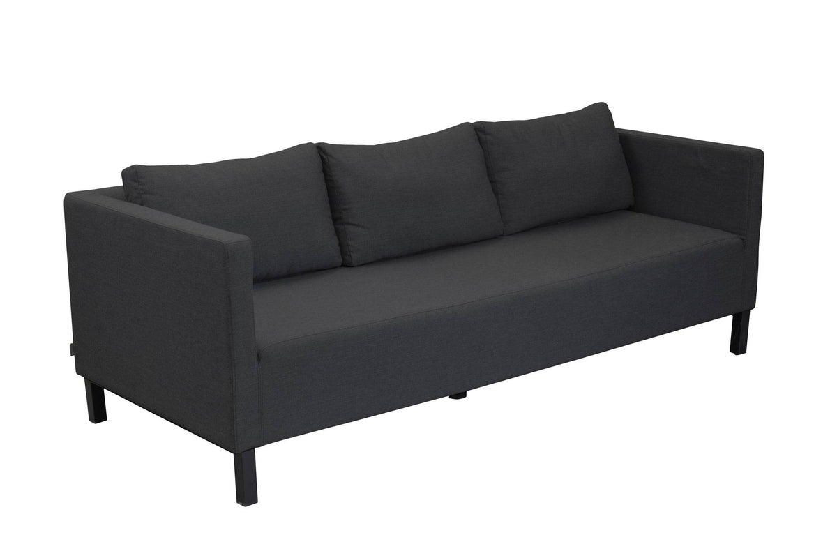 3tlg. Gartenlounge Set Anthrazit/Sooty - Palo24