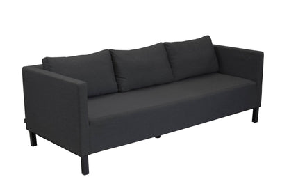 3tlg. Gartenlounge Set Anthrazit/Sooty - Palo24