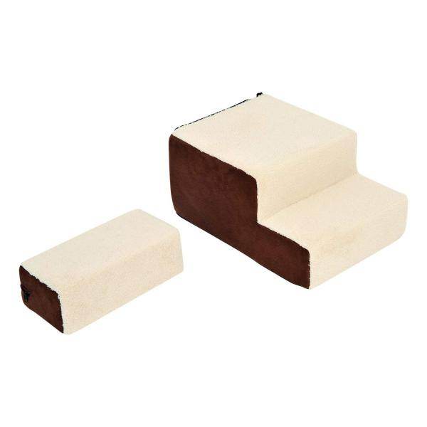 Haustiertreppe | Einstiegshilfe | 54 x 40 x 39cm | Beige - Palo24