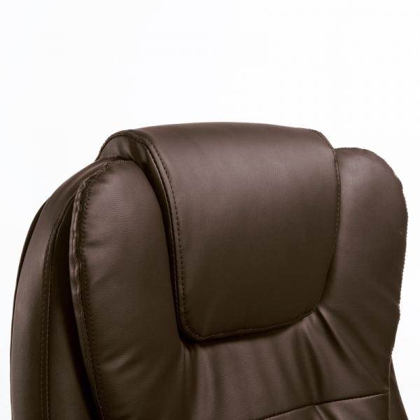 Massage-Chefsessel mit Wärmefunktion Gaming braun - Palo24