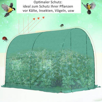 Foliengewächshaus Tomatengewächshaus Treibhaus Frühbeet - Palo24