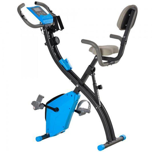 Heimtrainer Fahrradtrainer 8 Widerstandstufen Schwarz Blau - Palo24